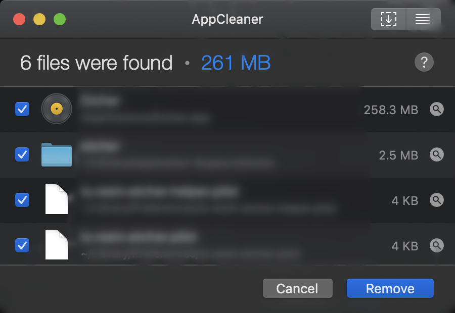 Delete An App Using The AppCleaner