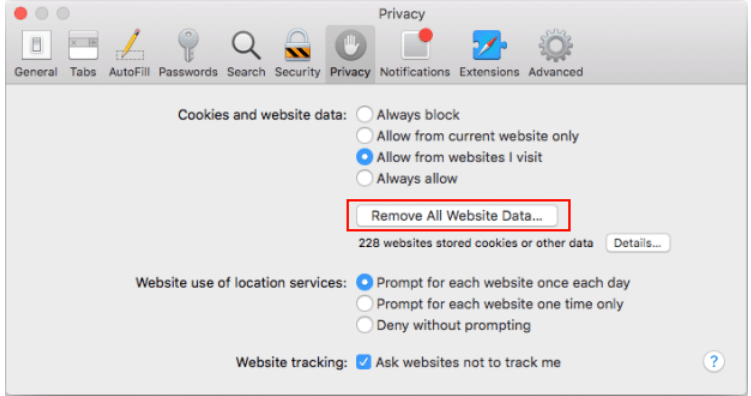 Remove MacKeeper from Safari